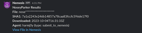 Nemesis Slack Alerting